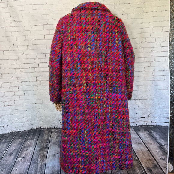 🎉HP🎉 RARE Vintage Amelia Gray Beverly Hills Knit Winter Jacket Coat EUC 1960s - Picture 9 of 16